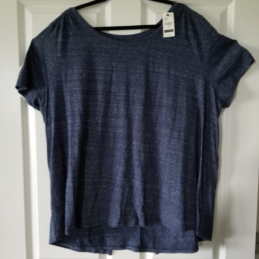 Lane Bryant shirt. Open back